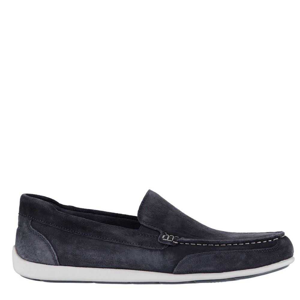 Rockport Men's B14 Slip On Sneakers - Navy - USA (2096JIALW)